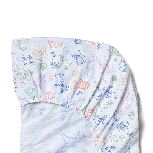 Anne Yanı Yatağı İçin Lastikli Çarşaf (chicco next to me)