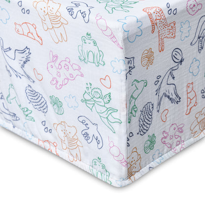 Anne Yanı Yatağı İçin Lastikli Çarşaf (chicco next to me)