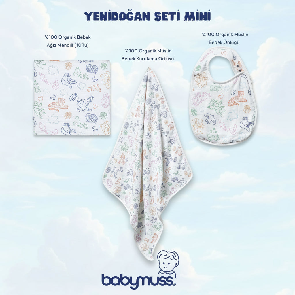 Organik Yenidoğan Seti Mini