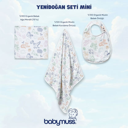 Organik Yenidoğan Seti Mini