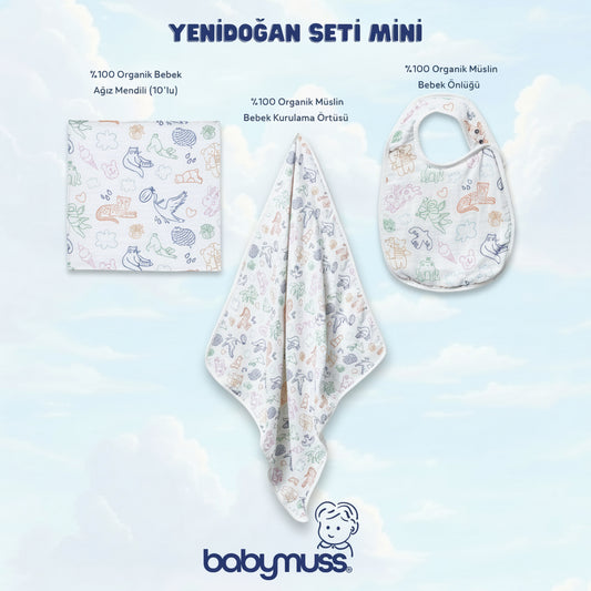 Organik Yenidoğan Seti Mini